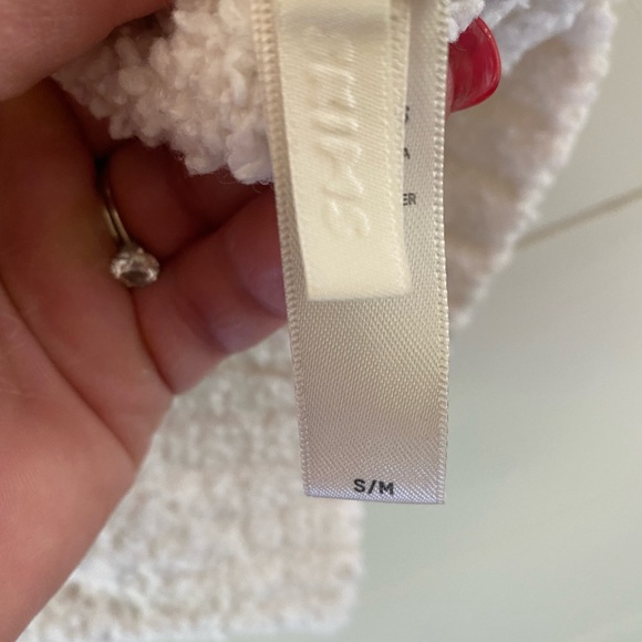 Skims Cozy Short Set Sz S/M in Bone - Picture 10 of 15